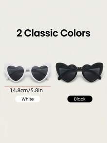 2/12/24pcs Heart-Shaped Frame Glasses, Suitable For Fashion Theme Concerts, Weddings And Store Celebration Guest Favors, Perfect For Party And Performance Looks - Eyeglasses Set - View 6