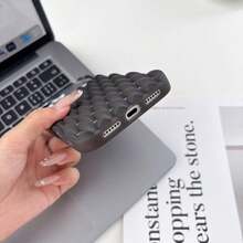 [New Summer Release] TPU Perforated Heat Dissipation Type Ultra-Thin Soft Silicone Smartphone Case. Creative And Stylish, Perfect For Couples. Compatible With IPhone 17/17 Pro/17 Pro Max/16 Plus/15/14/13/12/11. Shockproof, Non-Slip, And Scratch-Resistant. - White - View 3
