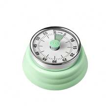 1 buah Timer Masak Dapur, Jam Timer Masak Koki, Timer Visual, Hitung Mundur 60 Menit, Alas Magnetik, Jam Mekanik, Tanpa Baterai, Alarm Berdering, Timer Dapur/Belajar/Kerja/Gym - MultiWarna - View 14