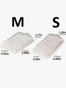 1 pieza Organizador de paleta de sombras de ojos de acrílico transparente Caja de polvo de maquillaje Estante de almacenamiento de rubor cosmético Caja de almacenamiento de sombras de ojos - transparente - Ver 3