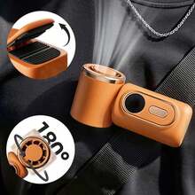 Portable Handheld Clip-On Fan 3-In-1, USB Rechargeable 3000mAh Battery, 5-Speed Wind, 180° Angle Adjustment, Cooling Fan For Travel And Office - 卡片夾式 - 查看 1