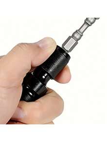 3件組電動扳手批頭組，包含電動扳手轉接頭、轉接帽、六角頭、1/2英吋轉1/4英吋鑽頭轉接頭 - B - 查看 6