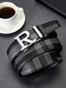New Top Material Genuine Leather Cowhide Men's Belt, Fashionable And Versatile Business Belt For Men Luxury Brand Belts Men - Multicolor - View 7