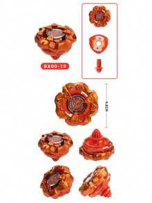 1 pieza Nuevo Lanzamiento Serie X Defensiva Multi-Estilo Peonza de Aleación de Batalla Juguete Fidget (Requiere Ensamblaje Propio) - Multicolor - Ver 32