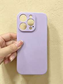 Taro Purple Liquid Silicone Full Coverage Lens Phone Case Compatible With IPhone 13/15/16/17pro/17/14/17/15pro/15 Plus/15 Promax/7plus/8plus/X/Xs Max/Xr/11pro/12pro/13pro/14pro/12mini/13mini/11promax/12promax/13promax/14promax/14plus/17pro Max/17Air/6/6s Plus/7/8/16Pro/16plus/16promax/Se2&Compatible With Samsung Galaxy/A54/A14/A12/A13/A15/A32/A33/A24/A52S/S20/S21/S22/S23/S24/S23Plus/S24ultra/S25/A33/A23/A07/A17/S26/A56/A57 - Multicolor - View 2