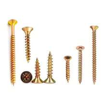 50/100 Pieces Of High-Strength Rigid Self-Tapping Screws, Surface Galvanized Wood Screws, M4 Flat Head Drilled Screws, Suitable For Fiberboard And Wood - Matte Industrial Hardware - 50pcs - View 8