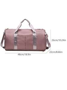 Bolso de Mujer Versátil de Moda de Verano, Bolso de Hombro y Bandolera Multiusos para Viajes Diarios - Rosa 2 - Ver 5