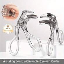 1pc Silicone Eyelash Curler With Built-In Comb, No Pinching, No Breaking, Perfect For Creating Natural Voluminous Eyelash Look, Suitable For All Eyelash Types, Long-Lasting Curl All Day, Essential Makeup Tool - Borderless - View 3