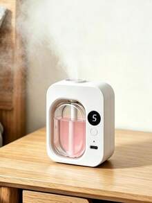 1pc Smart Aromatherapy Diffuser Humidifier Bathroom Air Freshener Ultrasonic Cool Mist Ultra Quiet 5-Speed Timer Essential Oil Diffuser Automatic Fragrance Mist Machine For Home Bedroom Office 300mAh - A - View 35