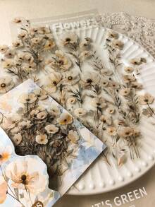1 Pack 30pcs Romantic Botanical Floral PET Stickers DIY Collage Decoration Scrapbook Material - DT1852 - View 1