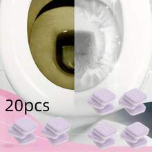 12pcs/24pcs Toilet Cleaning Effervescent Tablets, Toilet Cleaner, Deodorize, Prevent Yellowing, Odor Removal. 1 Tablet Dissolves Quickly, Easy To Use. Long-Lasting Cleaning Effect, Gentle And Non-Irritating, Protects Toilet Glaze. Mild Formula Suitable For Various Toilet Materials, (Random Delivery Of New And Old Models) - Powdery - View 8