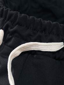 2 Packs Men's Letter Print Cargo Joggers, Elastic Waist Drawstring, Spring Autumn Casual Sports Pants - Multicolor - View 3