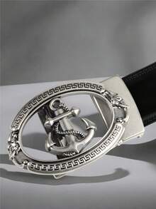 1 Men's Automatic Buckle Belt, Fashionable Business Belt, Casual Belt, Wedding Belt, Formal Belt, Dance Belt, Men's Gift - Multicolor - View 5