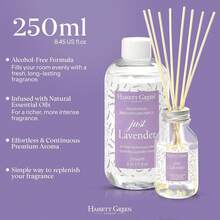 Hassett Green London - Just Lavender - Fragrance Oil Reed Diffuser Refill - Larger Size 250ml Bottle : & Personal Care SDWE - 1 - View 2