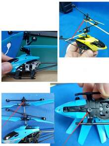 1 Set Children's Remote Control Helicopter, Educational Holiday Gift, Suitable For Boys And Girls, Vertical Take-Off And Landing, Wind Sensing, Can Play Without Remote Control, Some Accessories Color Random - Multicolor - View 4