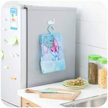 1/2pcs Hanging Mesh Storage Bag, Multifunctional Clothes Clip Organizer, Kitchen Bathroom Multifunctional Hanging Storage Bag, Drying And Storage Supplies, Drawer Wardrobe Organizer, Closet Storage Bag, Quilted Bag, Underbed Storage Box - Multicolor - View 6