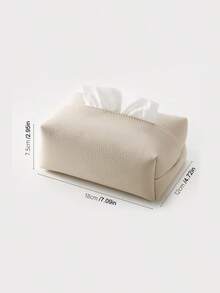 Nordic Light Luxury Style Tissue Box, Imitation Leather Napkin Storage Box, Tissue Decoration Bag, Waterproof, Multi-Purpose, Exquisite And Fashionable, Easy To Maintain, Upgraded Large Capacity - Multicolor - View 13