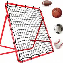 21pcs (1 Rebound Net + 20 Elastic Clips, Frame Not Included) - Rebound Training Net For Soccer, Volleyball, Baseball And Softball, Portable Foldable Rebound Net For Passing And Shooting Practice, Soccer Rebound Net, Single Person Soccer Training, Improve Kicking Skills, Improve Accuracy, Kicking, Catching And Footwork Skills, Enhance Ball Control Ability, Ideal Gift For Soccer Enthusiasts, Soccer Training Accessories - Multicolor - View 4