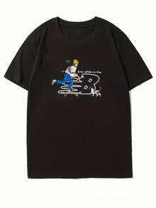 Men T-Shirts - Black - View 1