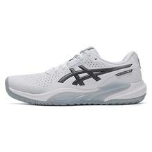 Asics 男士 GEL-CHALLENGER 15 网球鞋，户外旅行运动休闲舒适运动鞋 1041A510-101 - 白色/灰色 - 查看 1