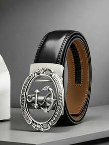 1 Men's Automatic Buckle Belt, Fashionable Business Belt, Casual Belt, Wedding Belt, Formal Belt, Dance Belt, Men's Gift - Multicolor - View 8