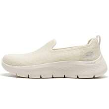 Skechers GO WARK FLEX 女士休闲鞋，一体式套脚步行鞋，轻便户外运动鞋，124847-OWHT - 乳白色 - 查看 1