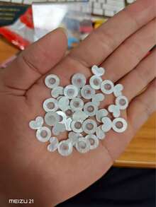 8-Piece Silicone Earring Back Set - Invisible Support. Specifically Designed To Address Sagging Earlobes, These Secure Accessories Provide Strong Supp - White - View 12