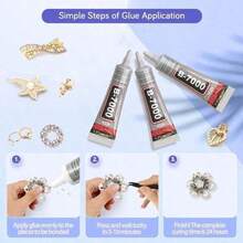 9ml B7000 Multi-Purpose Adhesive Glue For Handmade DIY, Suitable For Rhinestone DIY Crafts, Clothing, Brooches, Jewelry Pendants Inlay And Decorative Bonding - A - View 3