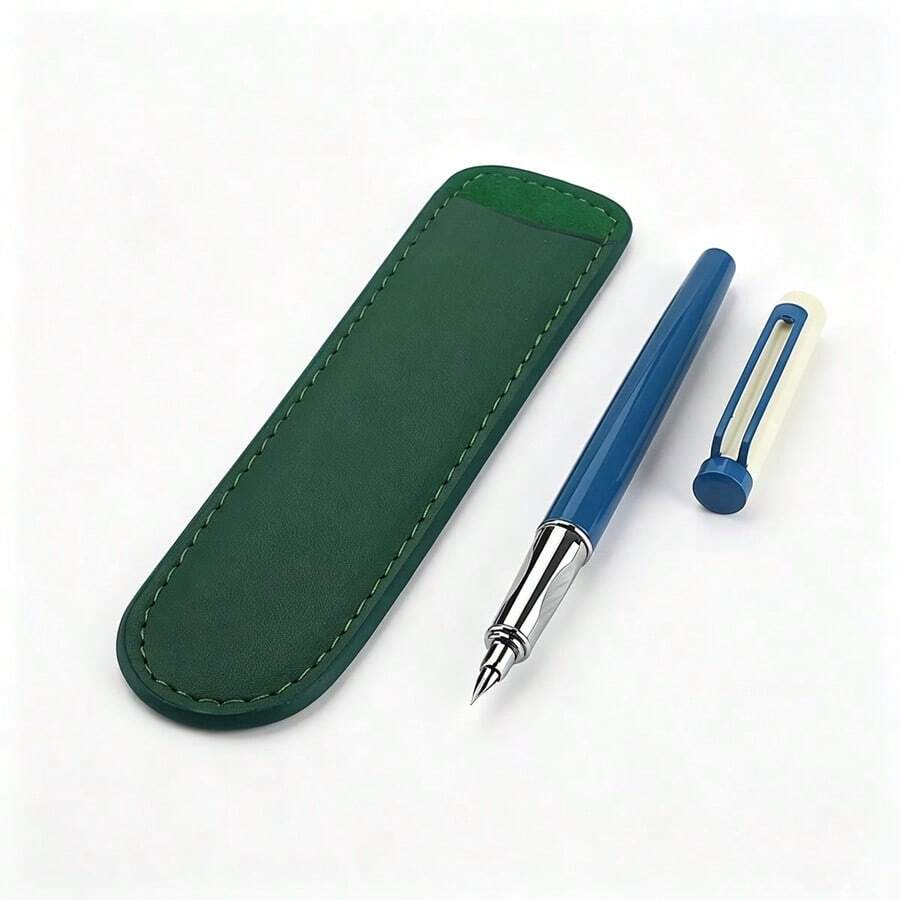 Classic Metal Fountain Pen 3 Colors Optional Smooth Writing Ink Pen Business Office School Signature Pen For Students Men Women, Back To School - 3521 - View 1