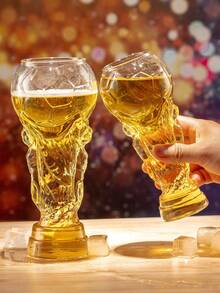 大力神杯/足球造型玻璃啤酒杯,適用於酒吧、美食攤位、酒館及燒烤餐廳用品,多種尺寸可選,世界盃足球獎盃 - 查看 10