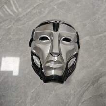 1 pieza Máscara táctica de cara completa blanca Warden / Máscara Ghroth Delta Force accesorio de cosplay Gekross Unidad Raven material de plástico ABS adecuada para CS y juegos de escape al aire libre misterio de rol disfraz de fiesta/mascarada decoración de Halloween - Ver 6