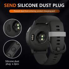 2+2pcs 3D Full Coverage HD Screen Protector For Venu 3S/Venu3/Vivoactive5/Vivoactive6, Includes 2 Dust Plugs, Upgraded Composite Material Soft Film (Non-Glass), Precise Edge Fit, Bubble-Free, Fashionable Smart Watch Accessory, Suitable For Men And Women - 2+2pcs for Vivoactive5 - View 6
