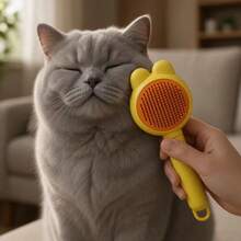 1 buah - Sikat Penghilang Bulu Hewan Peliharaan/Sisir Kucing; Cocok untuk Kucing dan Anjing; Terbuat dari Bahan ABS yang Tahan Lama; Menampilkan Desain Kelinci yang Lucu. Efektif menghilangkan bulu hewan peliharaan yang rontok; Hadiah ideal untuk hewan peliharaan kesayangan Anda; Cocok digunakan di semua musim. - View 4