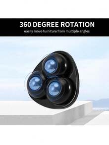 20pcs/12pcs/4pcs Self-Adhesive Wheels With Stainless Steel Ball Bearings - 360 Degree Rotating Kitchen Utensil Casters, Black And White, Suitable For Home Decor, DIY Projects, Easy Installation, Compact Design, Sturdy Structure, Universal Casters, Furniture Makers, Home Cooks - A - View 4