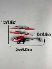 1 Set Children's Remote Control Helicopter, Educational Holiday Gift, Suitable For Boys And Girls, Vertical Take-Off And Landing, Wind Sensing, Can Play Without Remote Control, Some Accessories Color Random - Multicolor - View 9