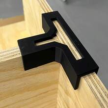 T-Shaped Wooden Board Connector Angle Bracket, Thickened 90 Degree Right Angle Fixing, Solid Wood Furniture Reinforcement Accessory, Easy Installation Anti-Loosening, Suitable For Woodworking DIY/Cabinet/Shelf/Construction, Durable, Essential For Home Decoration And Repair - A - View 2