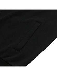 Skechers Men's/Women's Unisex Knit Jacket/Outerwear, Casual Comfortable Daily Outdoor Sports Leisure Jacket P225U135-03K8 - Smoky Black - View 6