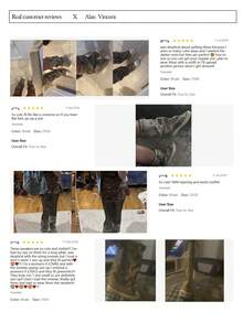 Alan Vincent[Local Delivery][Quick Arrival]Letter Graffiti Canvas Trouser Boots Women's Pleated Boots Niche Party Design  Women's Canvas High Boots - 卡其色 - 查看 5