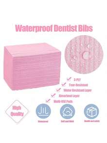 5/10/20/50/125pcs/1pack Disposable Pink/Blue Nail Art Table Mat, 3-Layer Waterproof Foldable Cleaning Pad, Tablecloth, Nail Salon Paper Towel, Multi-Function Beauty Product, Tattoo Cleaning Cloth, Waterproof Tablecloth, Nail Art Tools - Multicolor - View 4