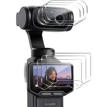 6件組 Insta 360 Luna Ultra 螢幕保護貼套組，採用高解析度鋼化玻璃製成，耐刮耐磨，清晰透明，9H硬度，有效防止刮傷，為手持雲台相機提供螢幕與鏡頭保護套組，包含3件鋼化玻璃螢幕保護貼和3件鏡頭保護貼 - 查看 2
