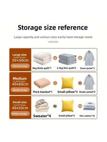 Wireless Electric Pump 15 Pack Vacuum Compression Storage Bags, Save 80% Space Moisture-Proof Airtight Organizer, Household Travel Essentials For Clothes Quilts Closet Luggage - View 6