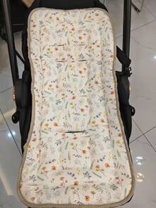 miracle baby 嬰兒推車座墊、兒童墊、四季款、推車配件、高視角推車嬰兒睡眠墊 - 清新花葉 - 查看 7