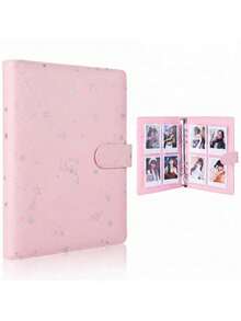 Starry Sky PU Loose Leaf Notebook Cover+25Pcs 4 Grids Inner Pages, Photo Cards A5 Binder With 6 Rings,Card Collecting Photo Album Suitable For Trading Cards,Photocards,Game Sleeves.4-Pocket Protectors Per Sheet For Card Collectors,Photocard Album,Card Holder - Regular - View 8