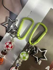 Original DIY Colorful Football Pants Chain Fashionable Men And Women Accessories Y2K Hip-Hop Jewelry Party Holiday Gift Product Color Randomly Sent - Multicolor - View 8