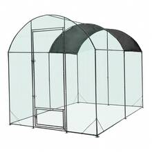 BingoPaw Large Metal Chicken Run Coop Walk-In Poultry Duck Pen Garden With Waterproof Cover - View 7