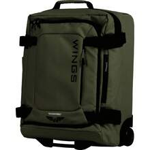 W WINGS Large Compression Soft Suitcase 28" 24" 20" Inch ROOK Travel Bag Luggage Polyester Zipper High Quality, Waterproof, Telescopic Handle, Wheels KHAKI - Army Green - View 14