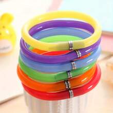 2pcs/1pc Random Color Bracelet Ballpoint Pen Set, Portable Bracelet Ballpoint Pen, Creative Office And Outdoor Sports Enthusiast Stationery, Party Gift, Halloween Gift, Christmas Gift, Back To School - Multicolor - View 3