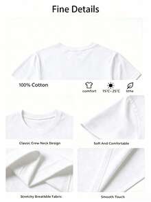 Essential Basic,Gildan Men'S And Women'S T-Shirt, Whale Keep Moving Graphic Tee, Animal Tee, Unisex T-Shirt, Gift T-Shirt, Y2K Unisex Graphic Tee - White - View 2