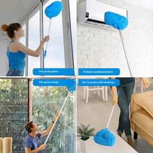 Vacuum Extension Wand Set – Dusting Brush – Washable – Ceiling & Fan – Home Cleaning - Standard - Übersicht 5