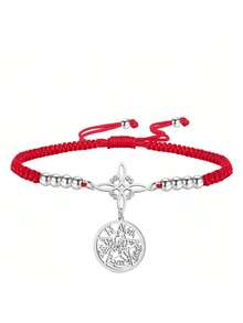 LIKGREAT 1pc Double Protection Bracelet Witch Knot Pentagram Tetragrammaton Stainless Steel Jewerly - Bracelet Series - View 9